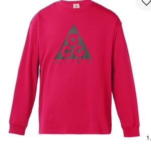 Nike Men's ACG Logo Printing Long Sleeves size M